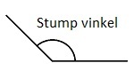 Stump vinkel